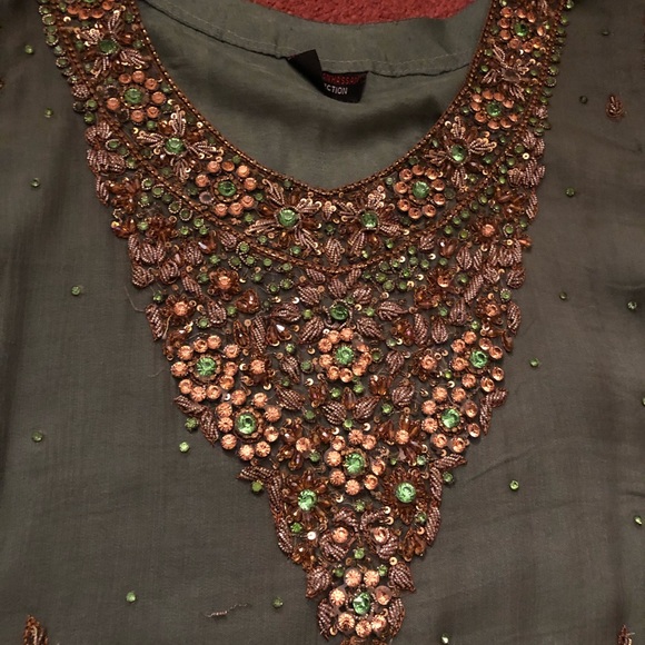 Mint Green Pakistani Wedding Wear - Picture 3 of 6